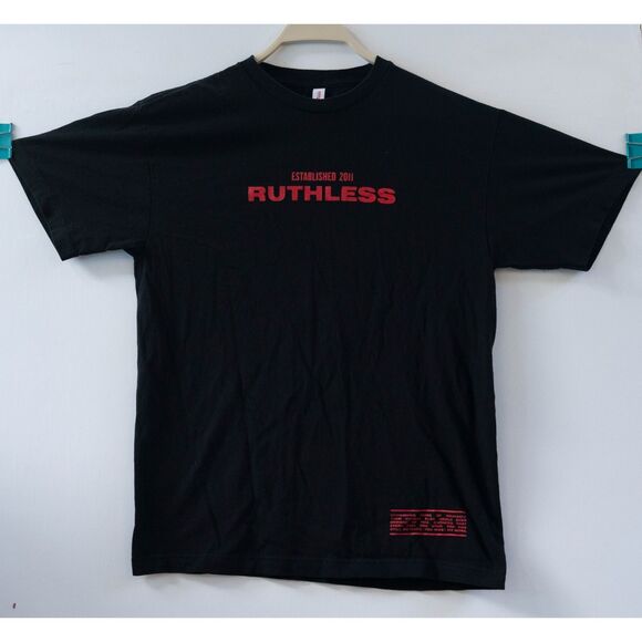Ruthless Brand Boxing Do More Since 2011 Men's Black T-Shirt Size M - Picture 1 of 7